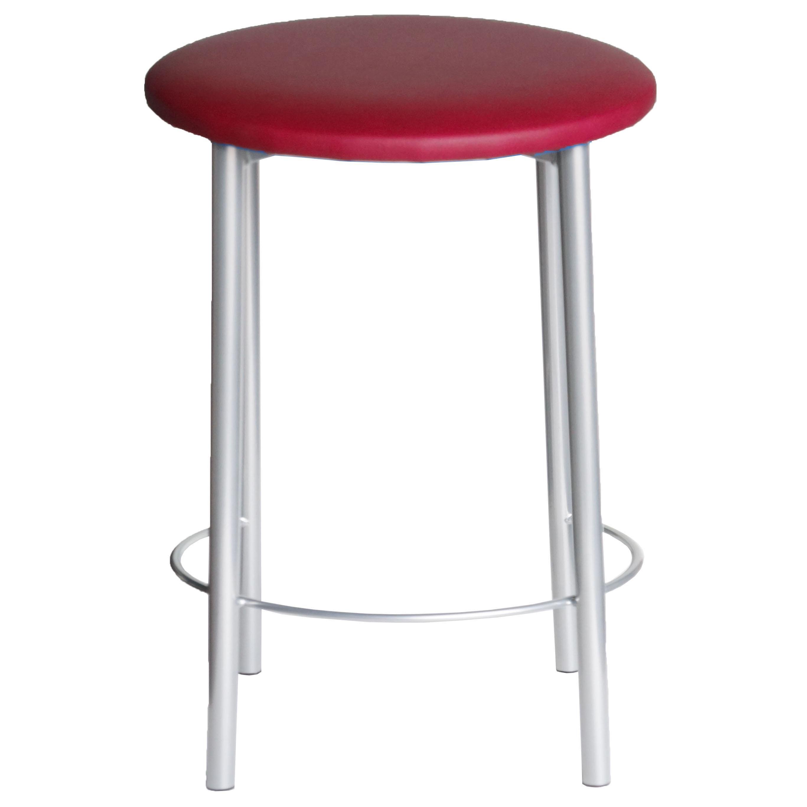 Полубарный табурет Марко кожзаменитель Бордовый (U25941-01)