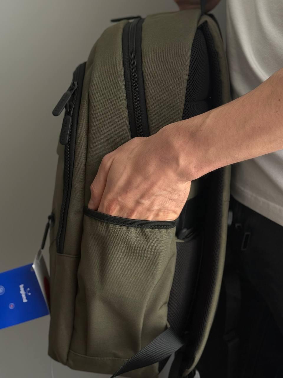 Рюкзак для ноутбука Bagland Cyclone мужской 21 л Хаки (11111) - фото 5 Рюкзак для ноутбука Bagland Cyclone мужской 21 л Хаки (11111) - фото 5