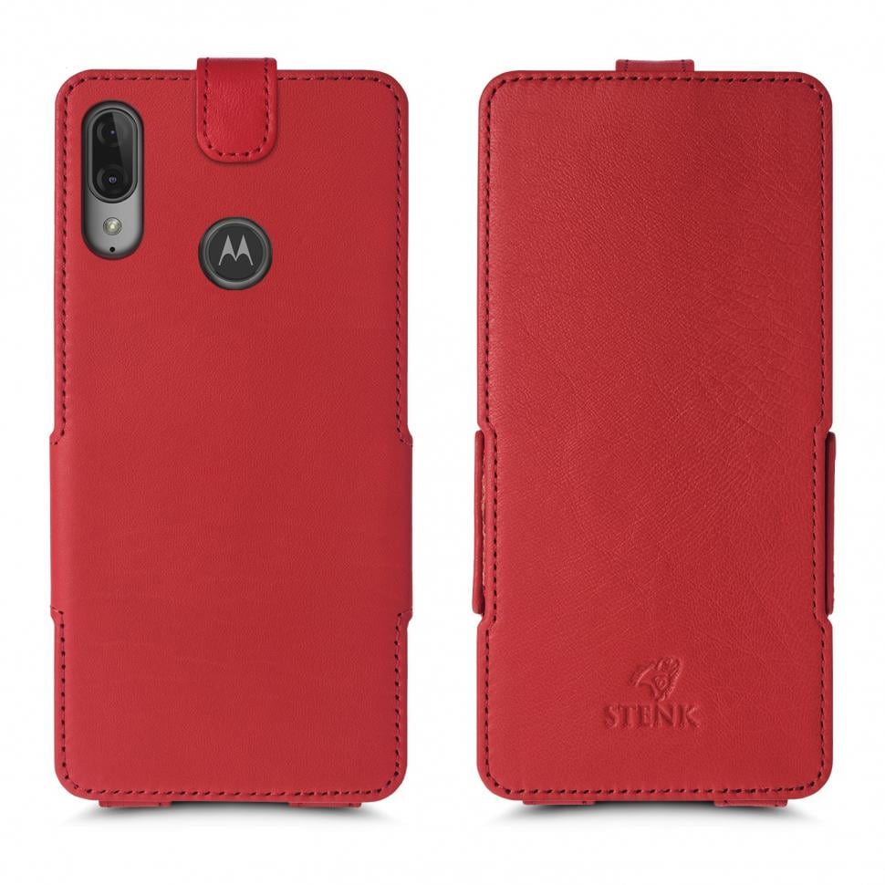 Чехол флип Stenk Prime для Motorola Moto E6 Plus Красный (65400)