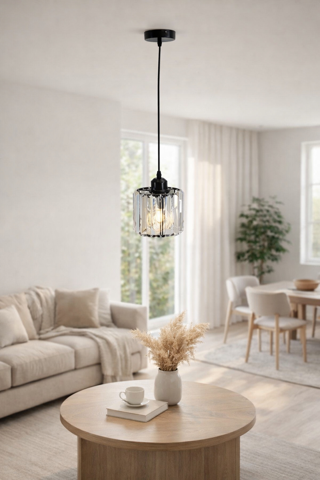 Підвісний світильник Nocta Crystal Е27 1 лампа (20436/1ВК)