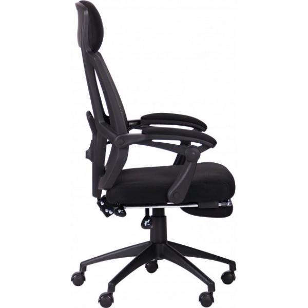 Кресло геймерское AMF Holding Art 1190+100х650х630 Черный - фото 4