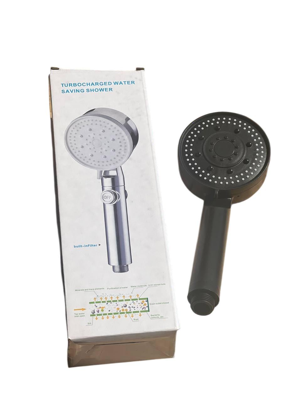 Лійка душова Water Saving Shower 5 режимів подачі води Black
