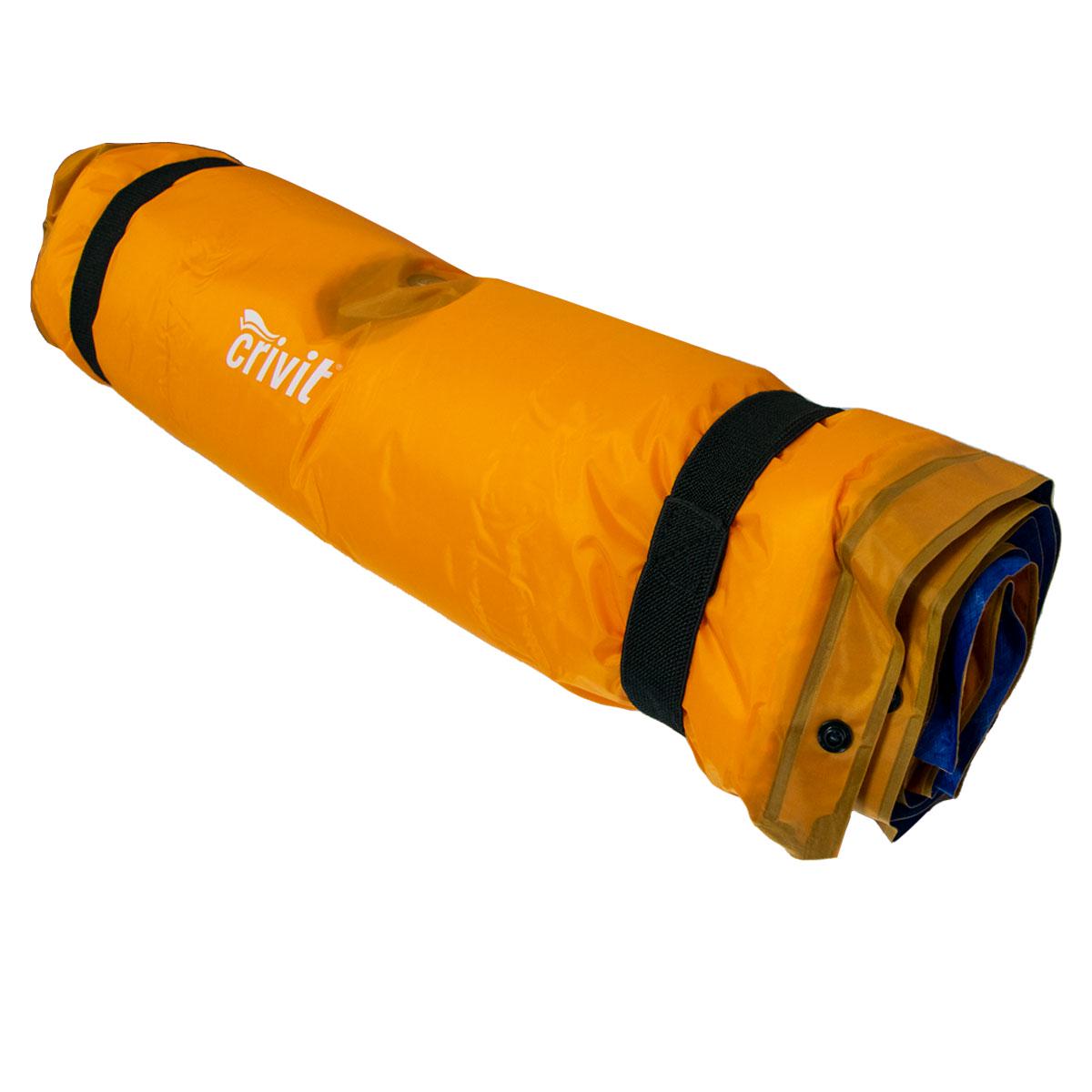 Каремат надувной в палатку 180х60 см Оранжевый/Синий (1009380-Other-6)