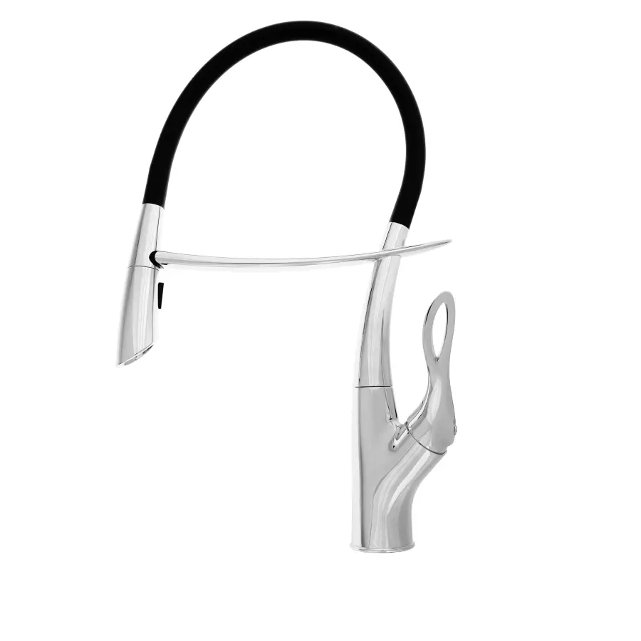 Змішувач для кухні Nett SWH-52 вбудований гнучкий Хром (NET-031220)