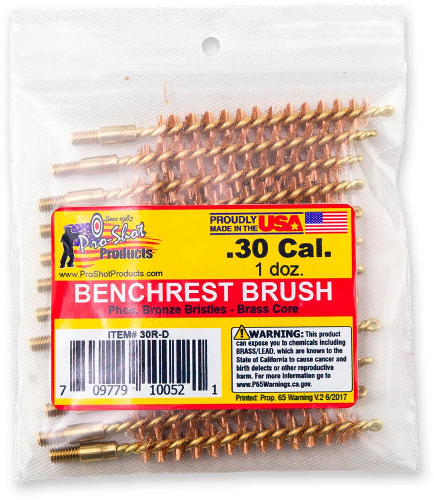Набор ершиков Pro-Shot для калибра 30 бронзовый 8/32 M 12 шт./уп. (6200001712)