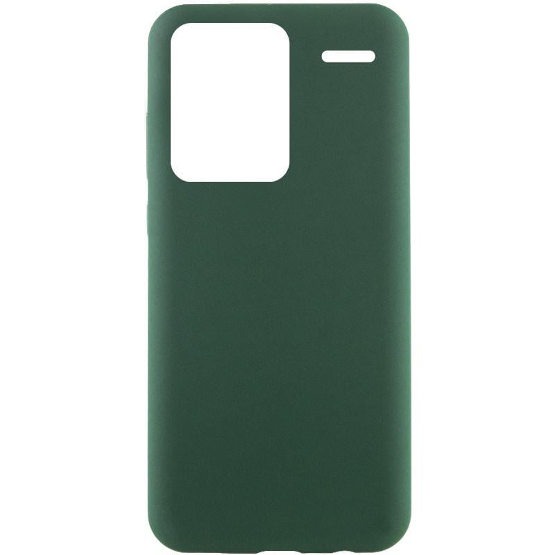 Противоударный чехол Silicone Cover Lakshmi (AAA) для Xiaomi Redmi Note 13 Pro+ Зеленый / Cyprus Green