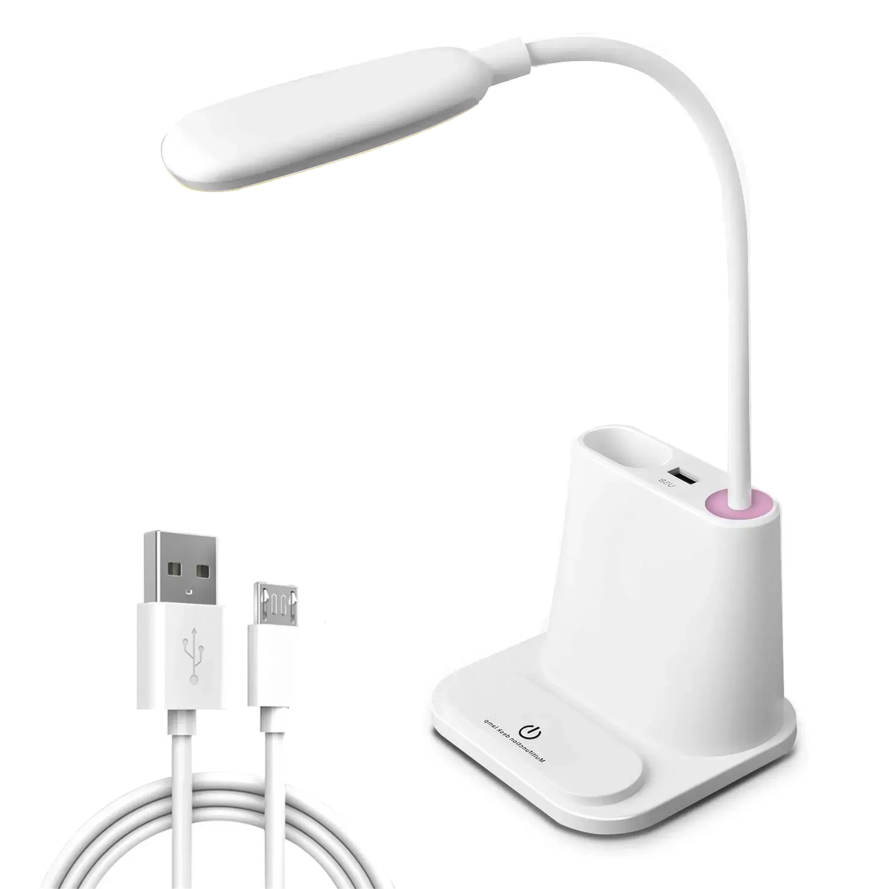 Настольная лампа светодиодная 3в1 с павербанком Белый (234560177)