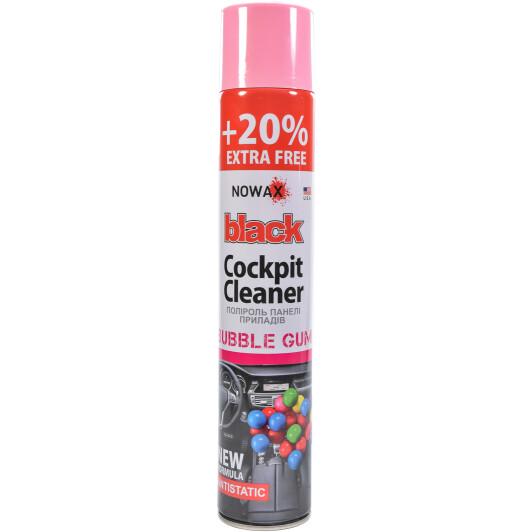 Полироль приборной панели Nowax Black Cockpit Cleaner Bubble Gum 750 мл (NX00709)