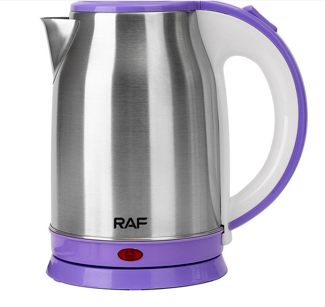 Электрочайник из нержавеющей стали RAF R.7830 2200 Вт дисковая нержавеющая сталь 2 л Фиолетовый (1828491141)