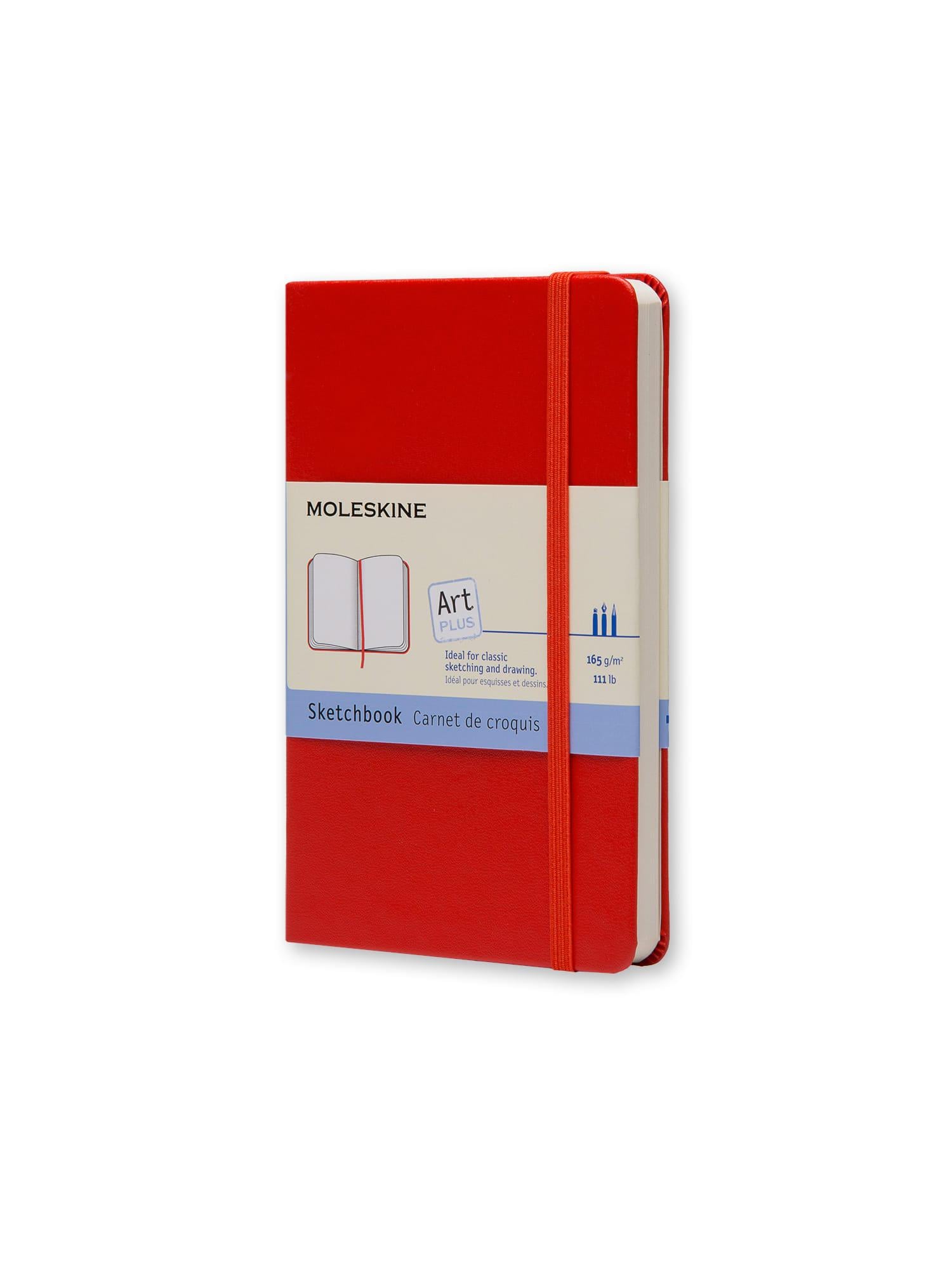 Записник Moleskine Art кишеньковий для нарисів Червоний (ARTQP014F2)