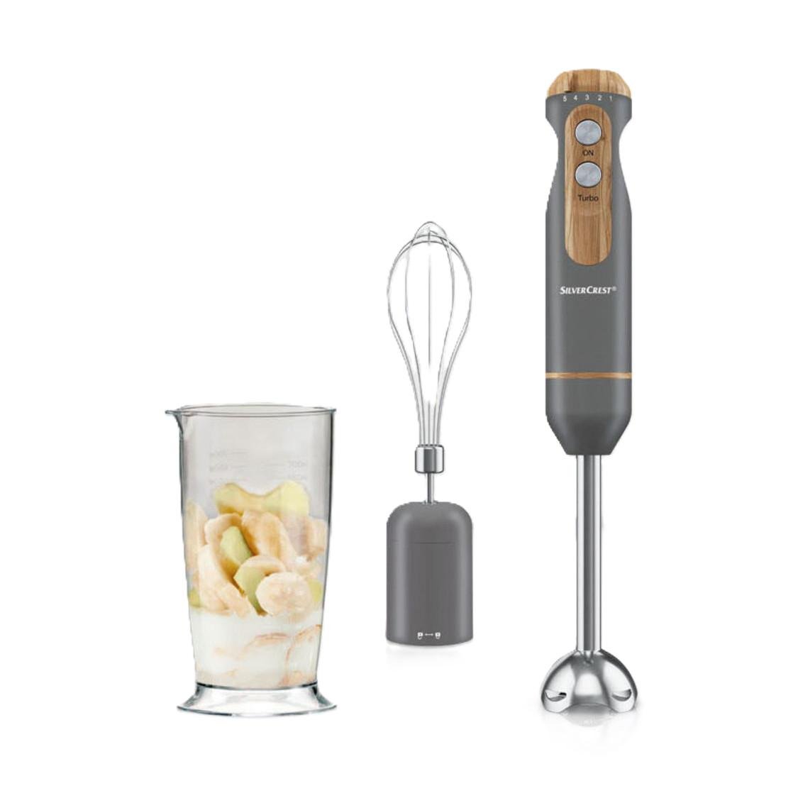 Блендер погружной Silver Crest SSSH 600 A1 2в1 600 Вт Серый (25547277)