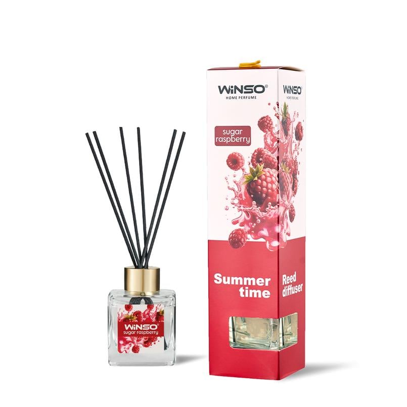 Аромадифузор с палочками WINSO Summer Time Sugar Raspberry 50 мл (990620)