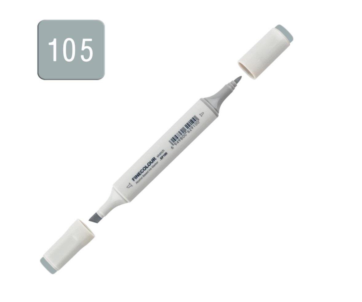 Маркер спиртовий Finecolour Sketchmarker 105 BG105 Пиловий зелений (EF100-105) - фото 2 Маркер спиртовий Finecolour Sketchmarker 105 BG105 Пиловий зелений (EF100-105) - фото 2