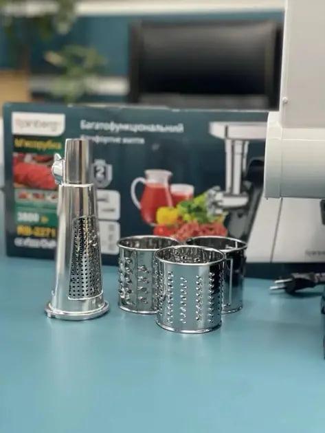 М'ясорубка електрична для томатного соку Rainberg RB-2271 3800W (2588090853) - фото 5 М'ясорубка електрична для томатного соку Rainberg RB-2271 3800W (2588090853) - фото 5