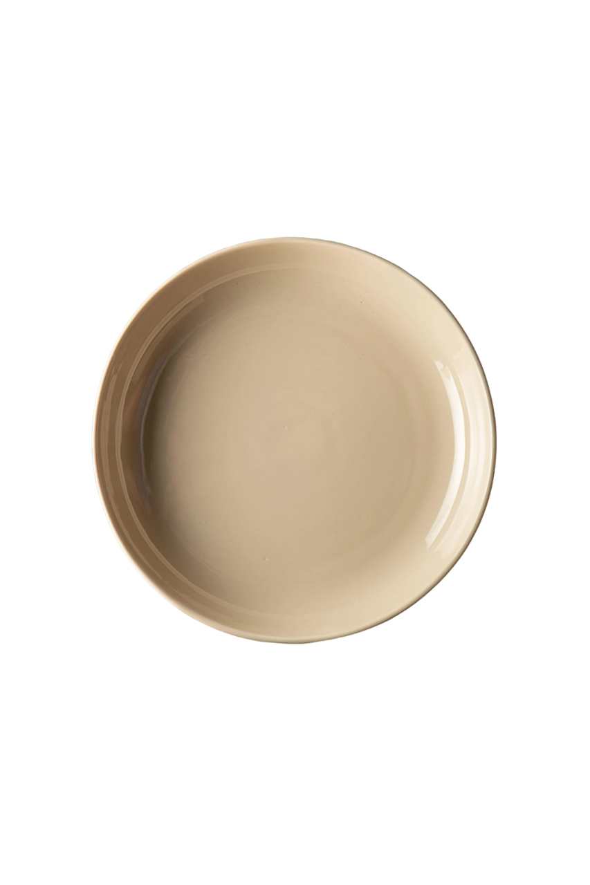 Тарілка глибока Dovbysh Porcelain Nova 24 см Biege (100097) - фото 1