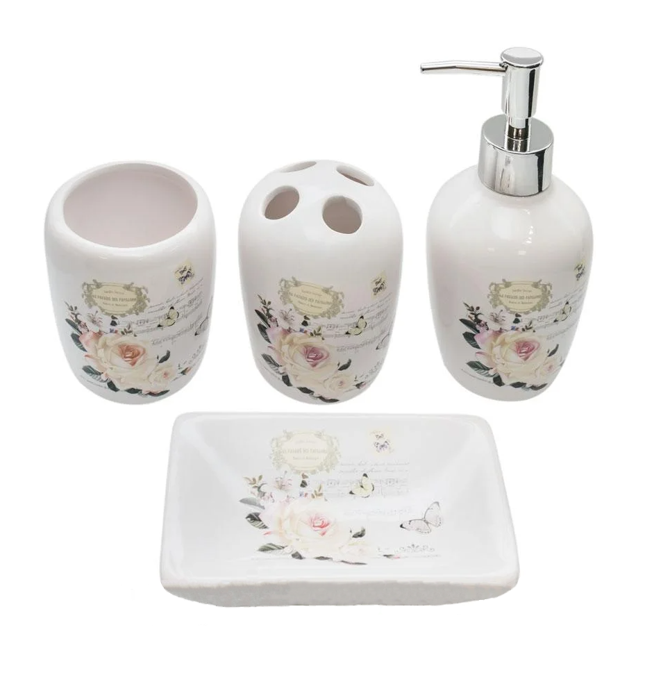 Набор в ванную SNT Розы керамика (MSN-888-06-001)