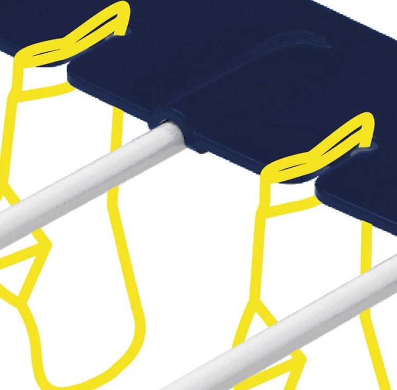 Сушилка для белья напольная Casa Si Swan 20 м White (DAS302395) - фото 6