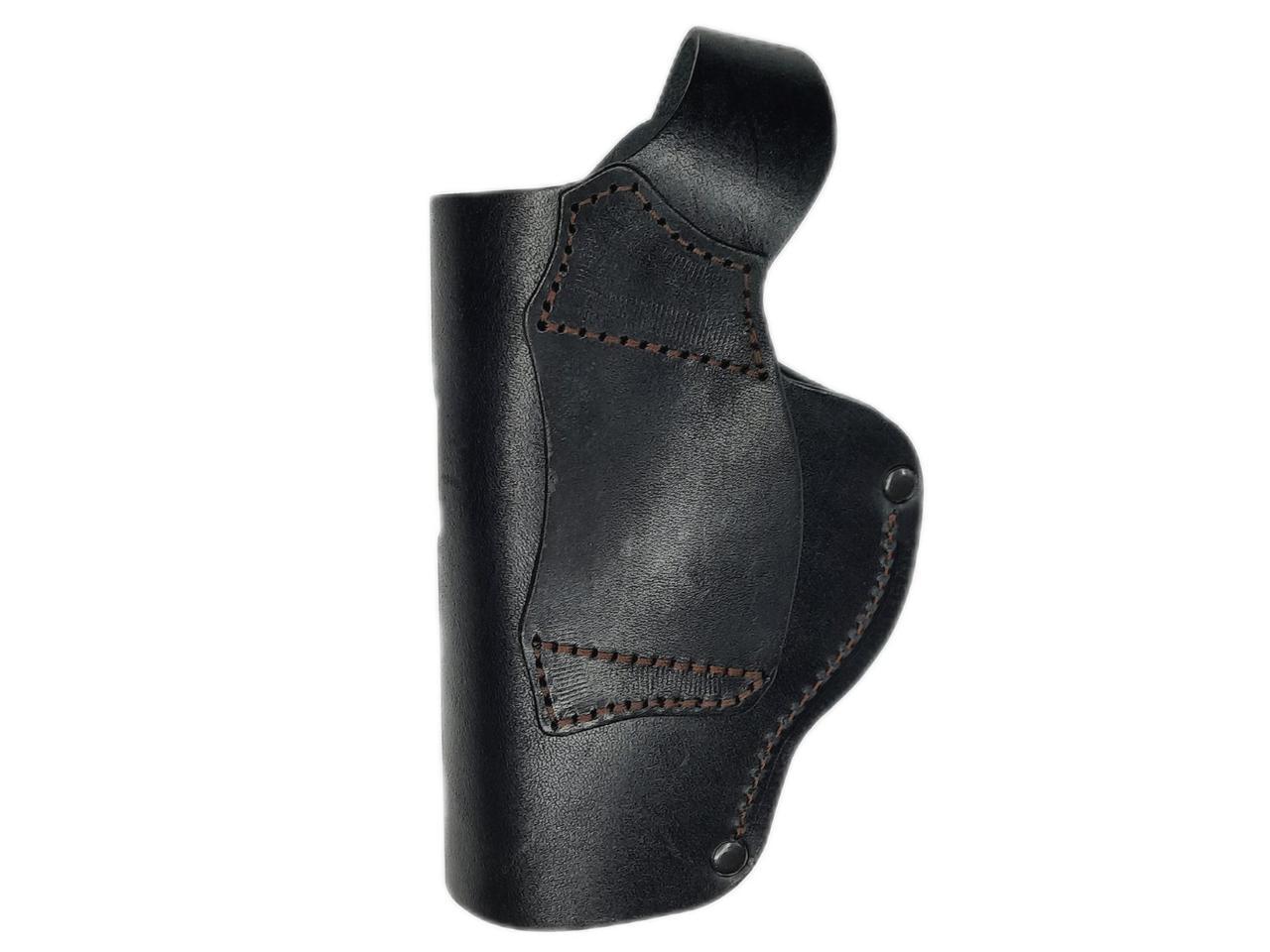 Кобура поясная Glock 17 формованная кожа Черный (26068442) - фото 2 Кобура поясная Glock 17 формованная кожа Черный (26068442) - фото 2