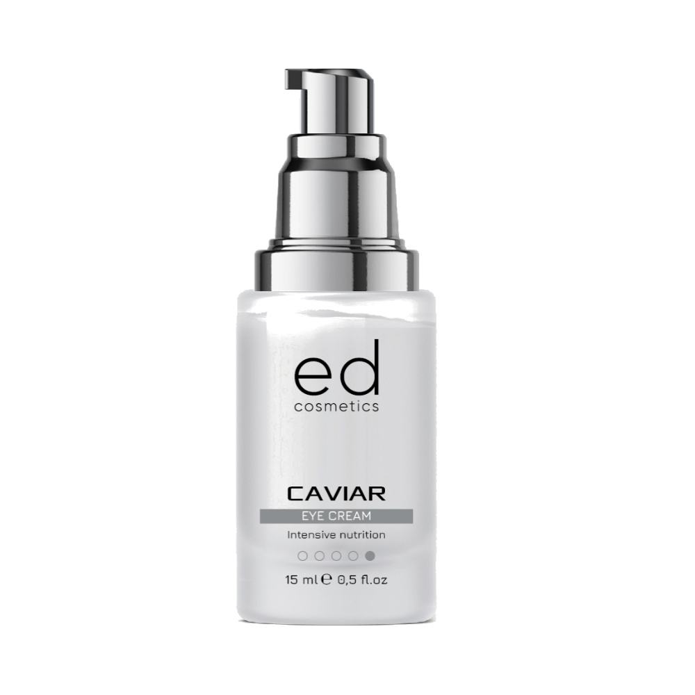 Крем під очі з екстрактом чорної ікри Ed Cosmetics Caviar Intensiv Nutrition Eye Cream 15 мл Крем під очі з екстрактом чорної ікри Ed Cosmetics Caviar Intensiv Nutrition Eye Cream 15 мл