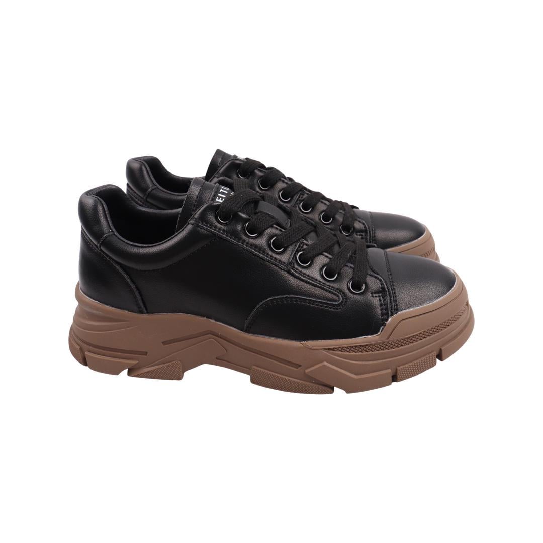 Кеды женские Li Fexpert из кожи Черный (1036-22DTS 37)