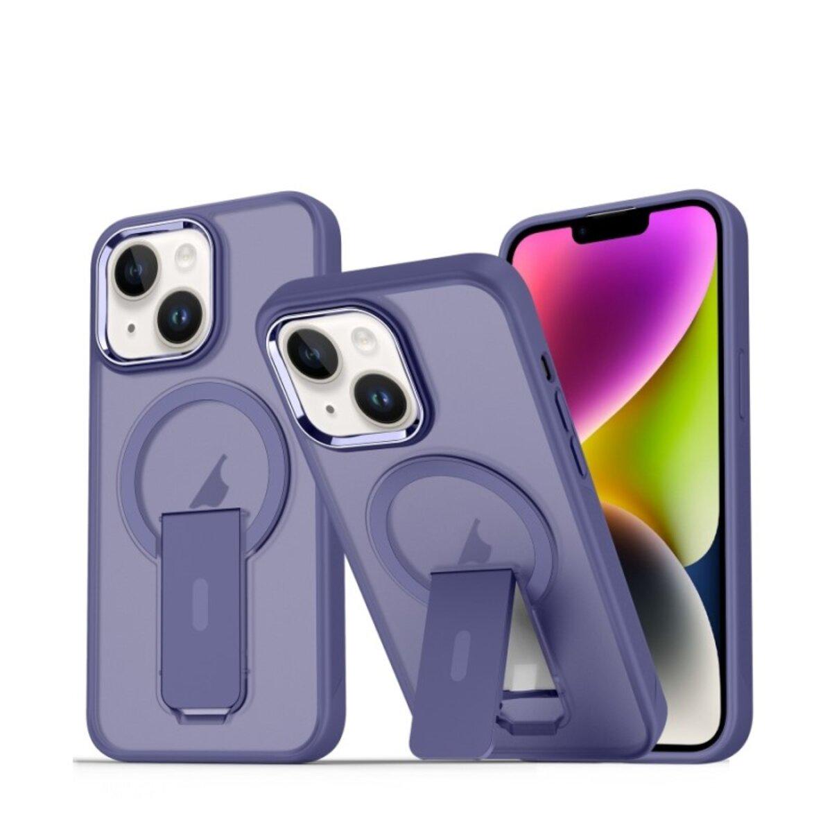 Противоударный чехол с подставкой Cosmic Magnetic Stand for Apple iPhone 13 Purple