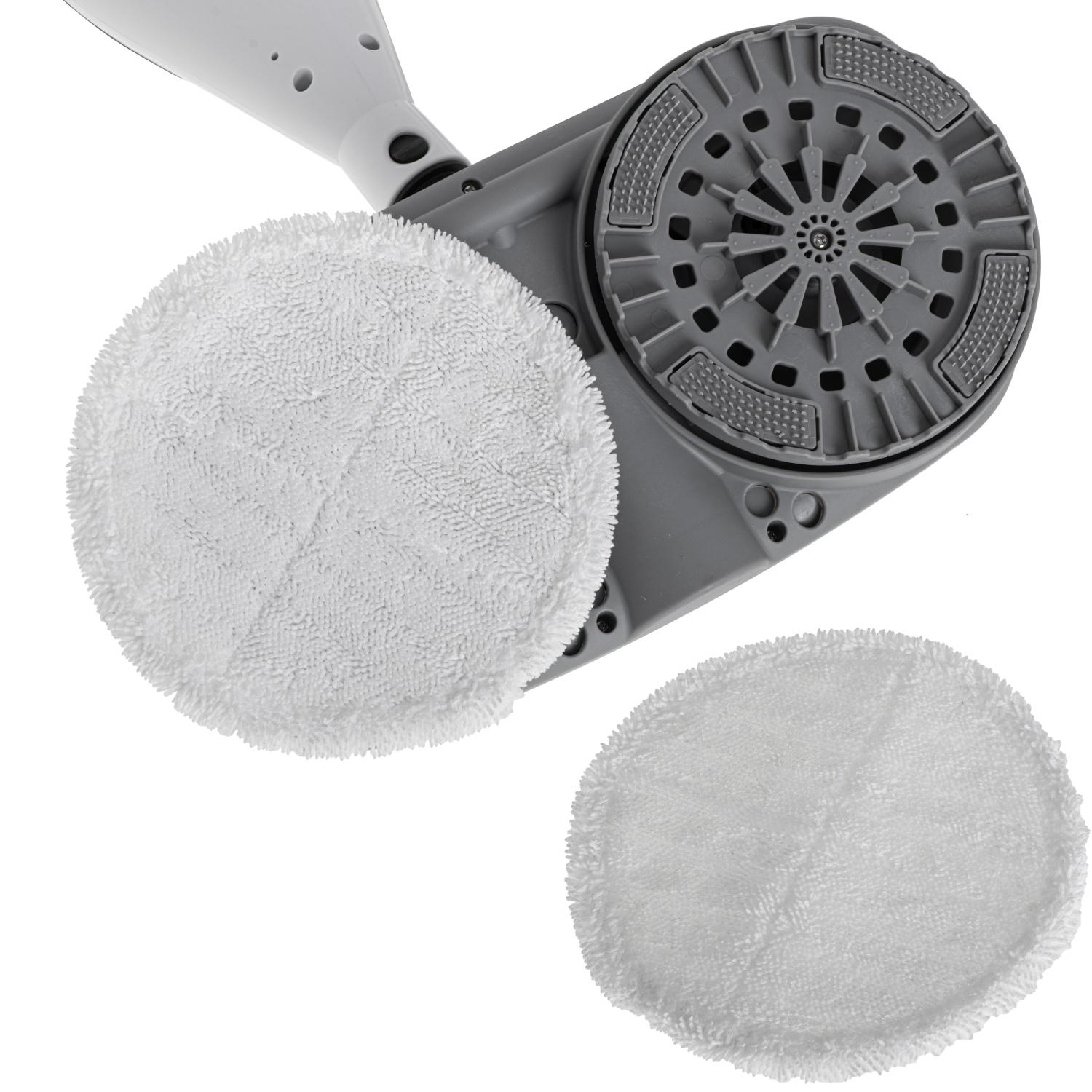 Швабра паровая вращающаяся Adler AD 7052 1300W 550 мл 3 мощности пара White (AD7052) - фото 8 Швабра паровая вращающаяся Adler AD 7052 1300W 550 мл 3 мощности пара White (AD7052) - фото 8