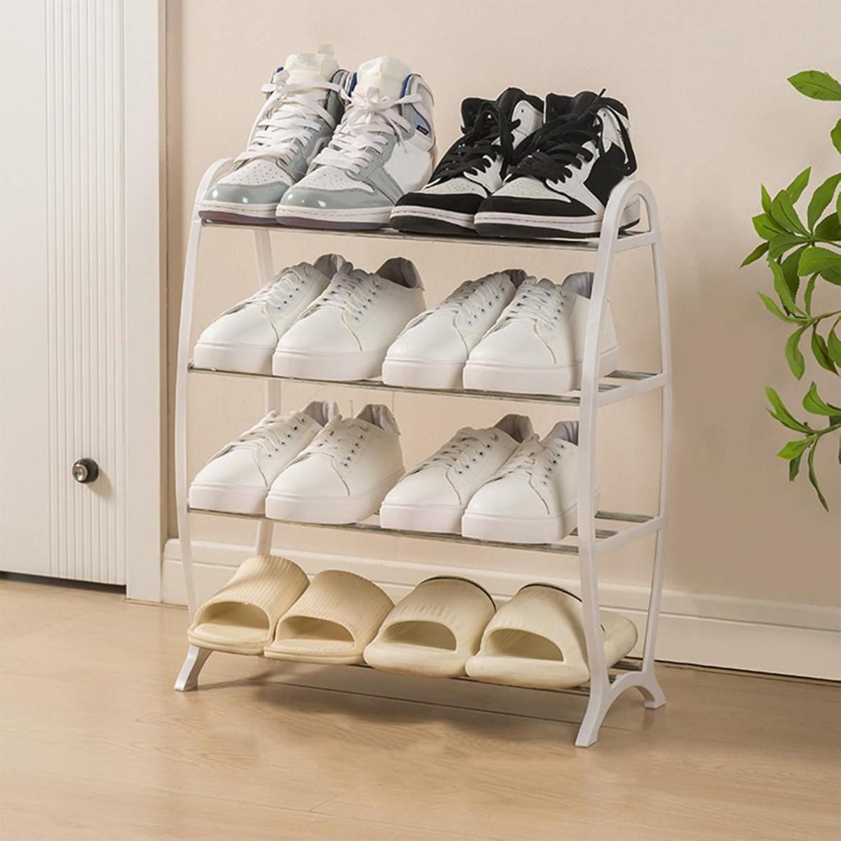 Полиця для взуття Shoe Rack 4 полиці 47х20х53 см (R97337) - фото 4