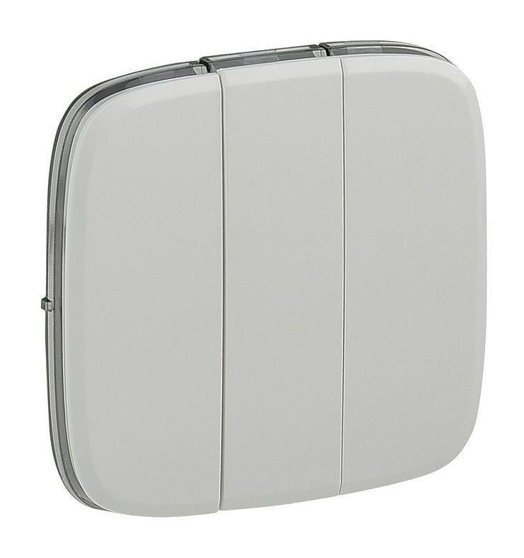 Кнопка выключателя Legrand IN'Matic/Allure тройная Белый (25877234)