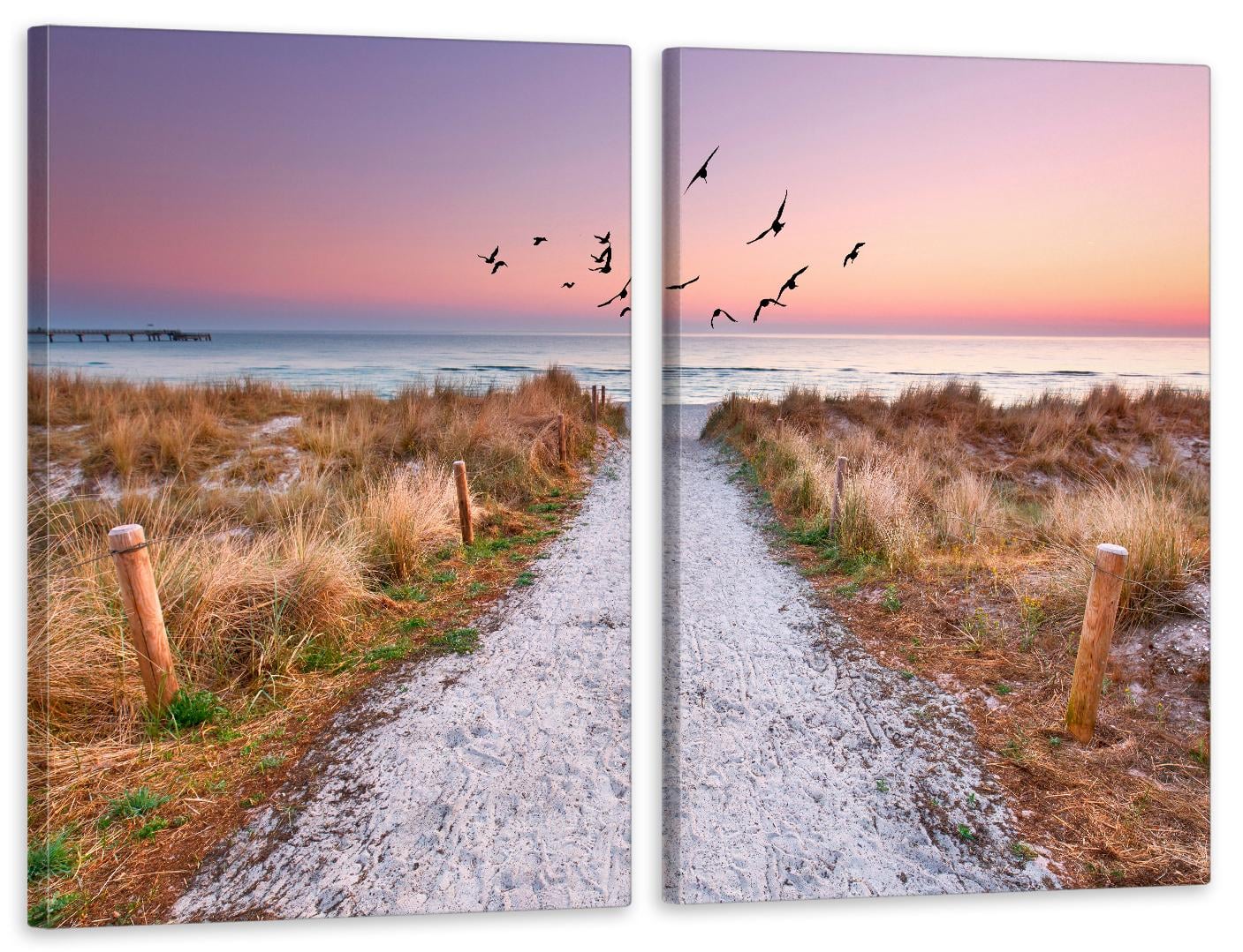 Картина модульная в гостиную/спальню Пляж 90х132 см (TLV-2_007)