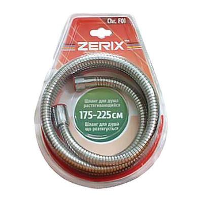 Шланг для душа в металлической оплетке Zerix Chr.F01 ZX0111 2250 мм Хром (81878)