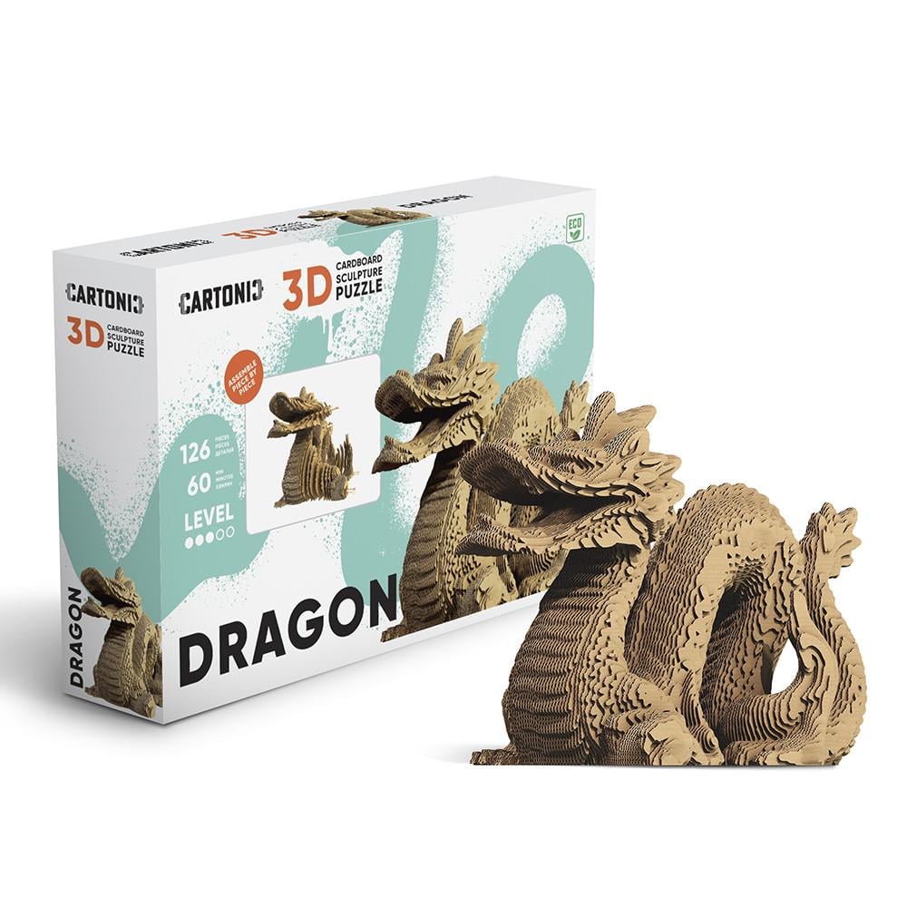 Пазл-конструктор 3D картонный Cartonic 3D Puzzle DRAGON Дракон (33394533)