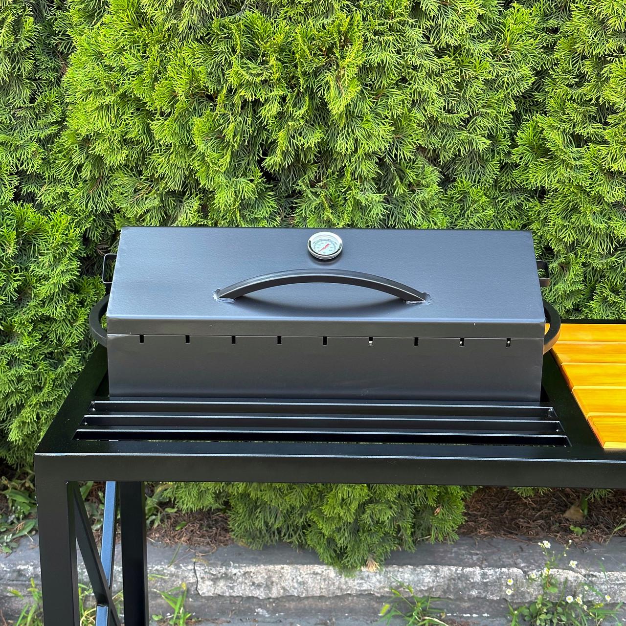 Мангал-барбекю Metalzavod Тор на 9 шампурів 4 мм в стилі LOFT 110х59х104 см (MLB9-4CX) - фото 6 Мангал-барбекю Metalzavod Тор на 9 шампурів 4 мм в стилі LOFT 110х59х104 см (MLB9-4CX) - фото 6