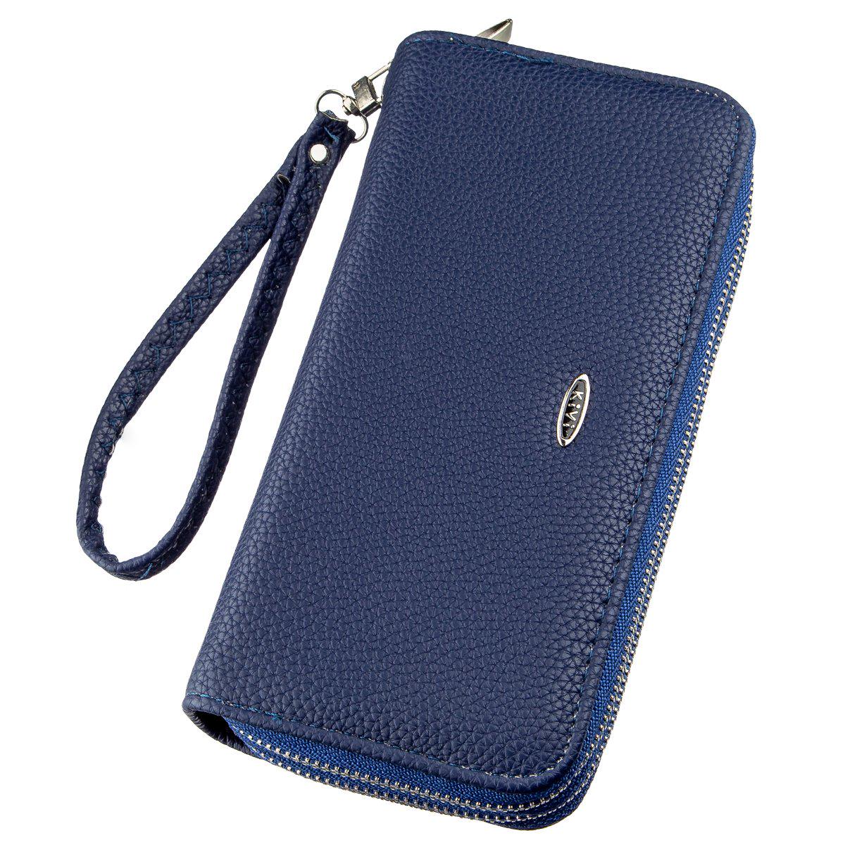 Кошелек женский Kivi-wallet 19046 кожа Синий