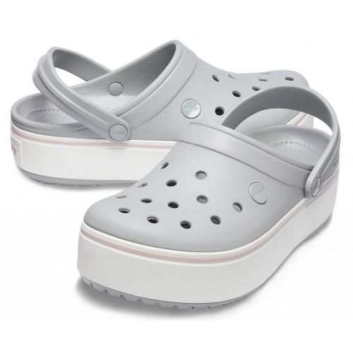 Сабо Crocs Platform M7W9 р. 39 Light Grey/Rose - фото 3 Сабо Crocs Platform M7W9 р. 39 Light Grey/Rose - фото 3