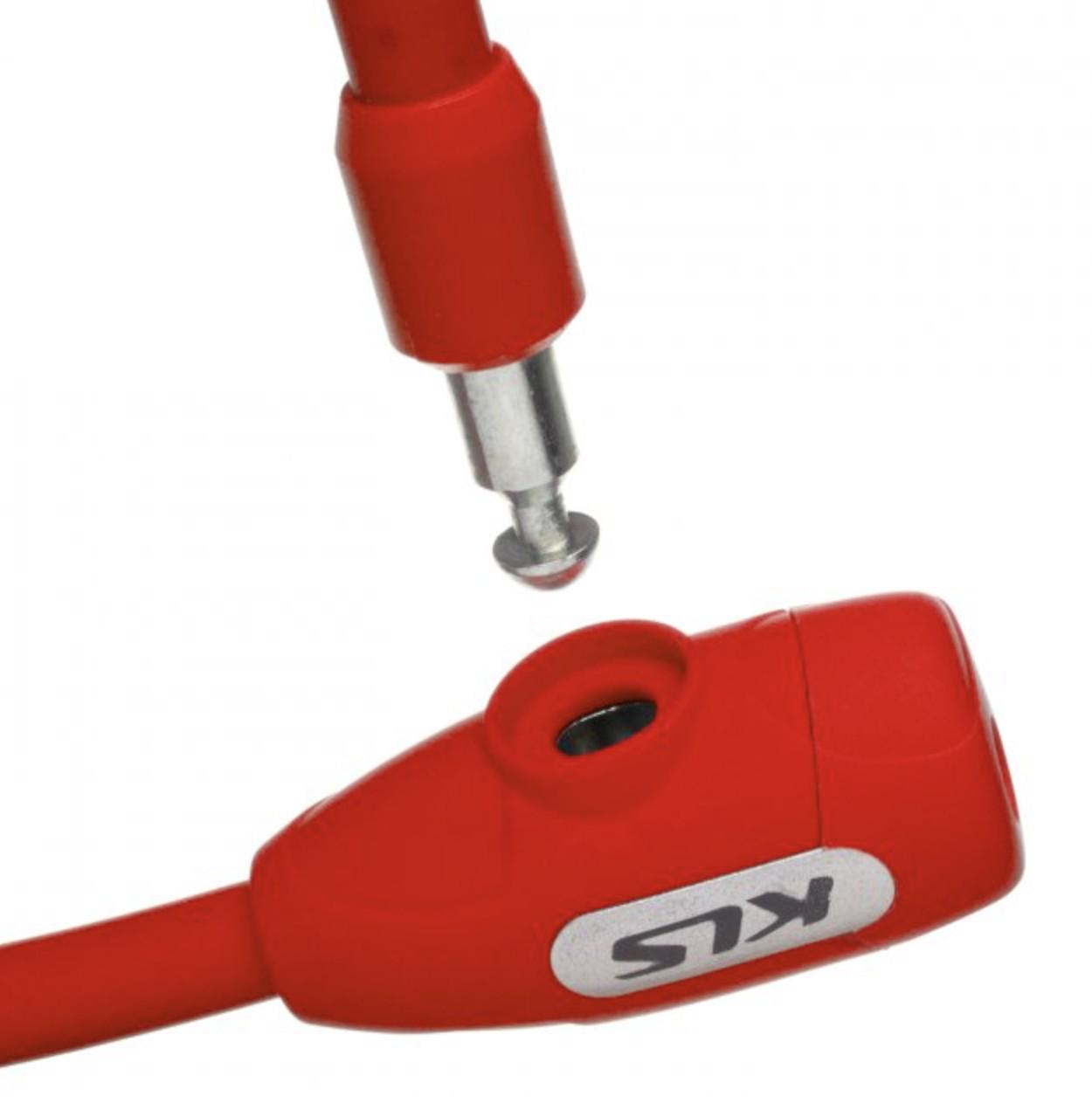 Велозамок KLS Jolly 12x650 Красный - фото 5