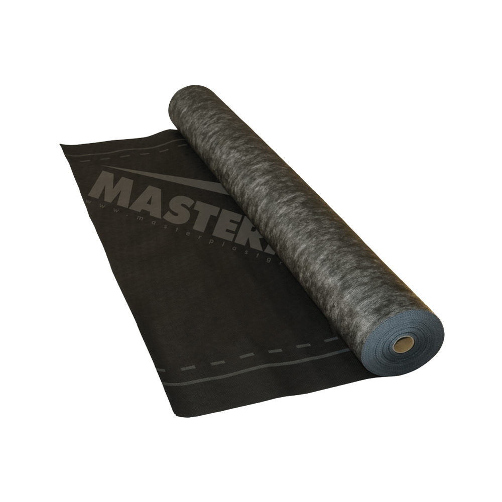 Супердифузійна мембрана Mastermax 3 Top 155 г/м² 75 м² рулон гідроізоляція для даху та фасаду (33542730)