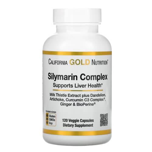 Підтримка печінки та жовчного CGN Silymarin Complex 120 Veggie Capsules (CGN-00956) Підтримка печінки та жовчного CGN Silymarin Complex 120 Veggie Capsules (CGN-00956)