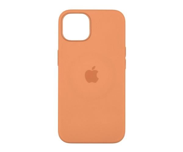 Чохол-накладка Silicone+MagSafe для Apple iPhone 13 05.Marigold