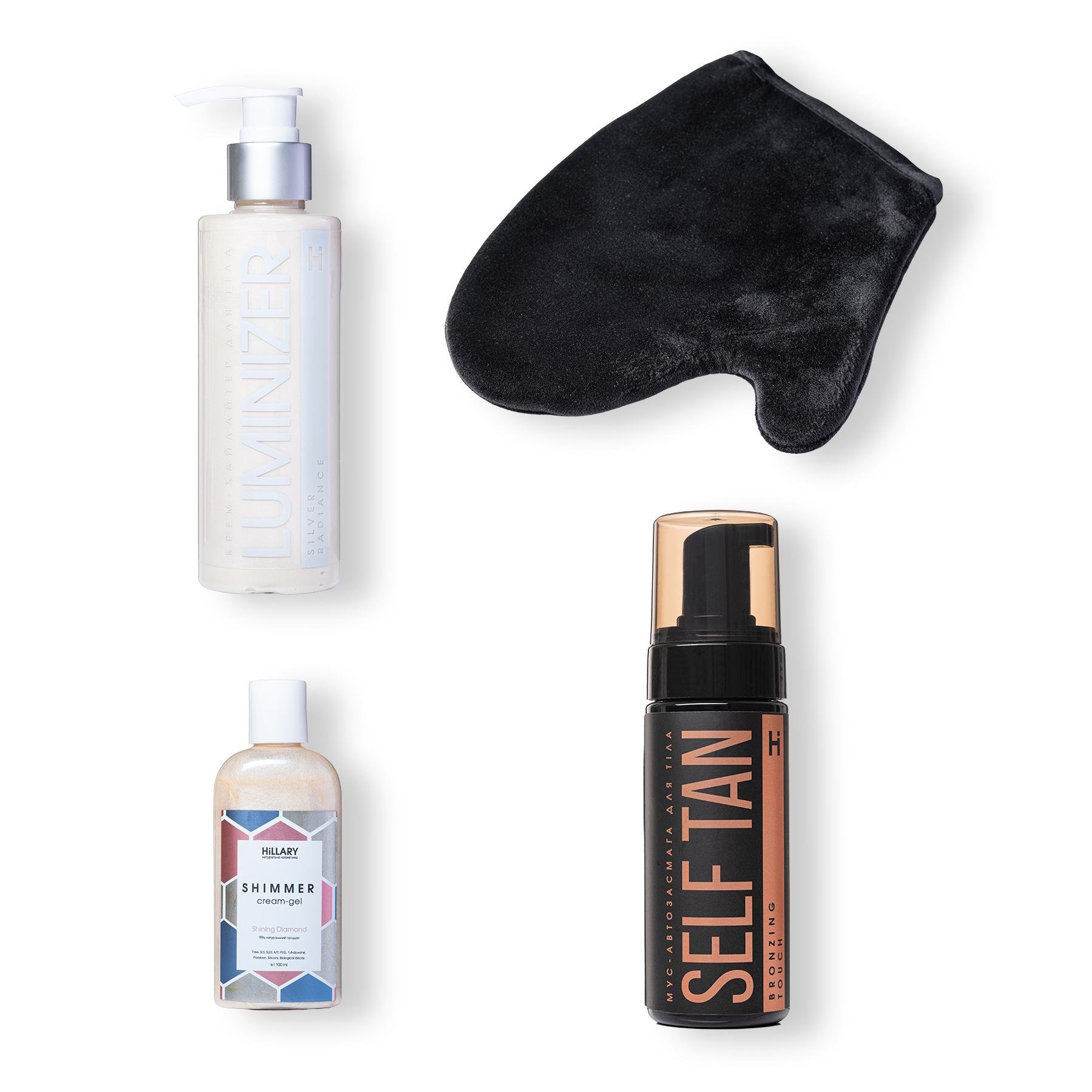 Набор Hillary diamond tan для сияющего бриллиантового загара
