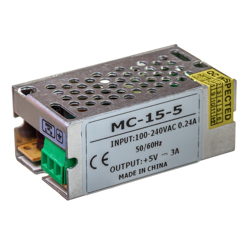 Блок питания LED AVT МС 5V 5V 3A 15 Вт IP20 (1017932)