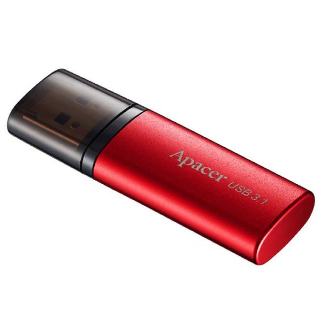 Флеш накопичувач USB Apacer AH25B Red USB 3.1 Gen1 32GB (AP32GAH25BR-1) - фото 2 Флеш накопичувач USB Apacer AH25B Red USB 3.1 Gen1 32GB (AP32GAH25BR-1) - фото 2