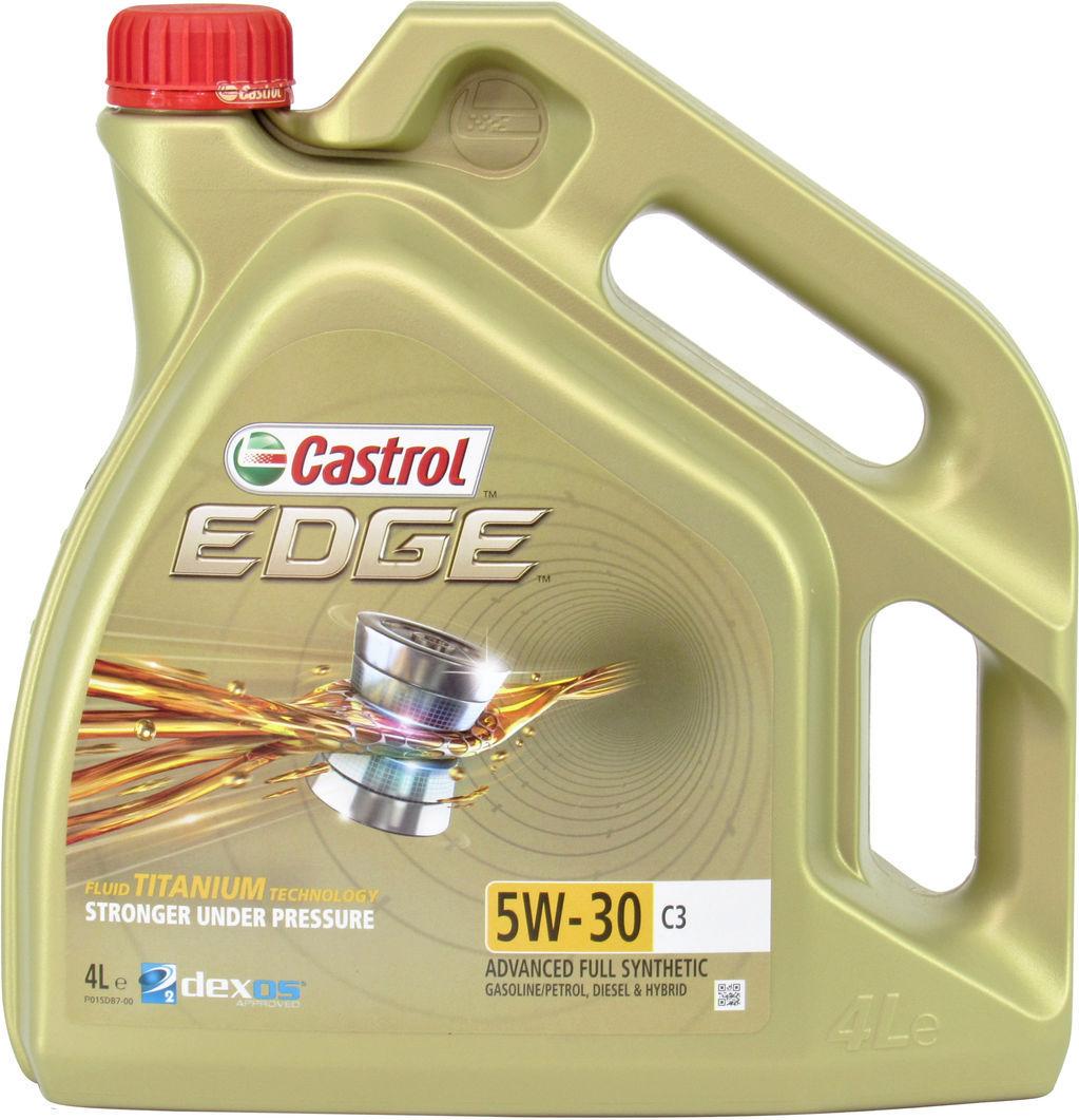 Моторное масло Castrol Edge C3 1552ff бензин/дизель 5W-30 4 л (1400284)