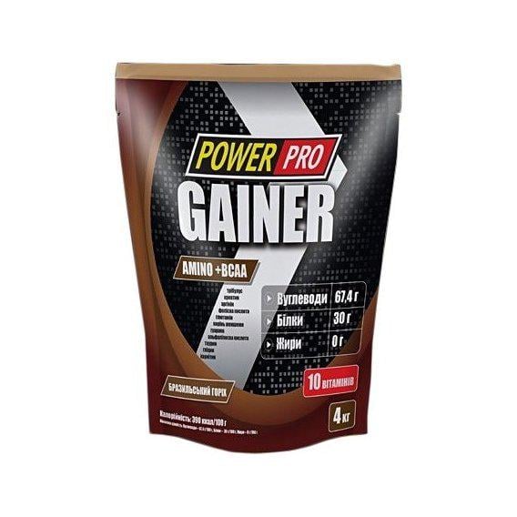 Гейнер Power Pro Gainer 4000 г 100 порцій Бразильський горіх