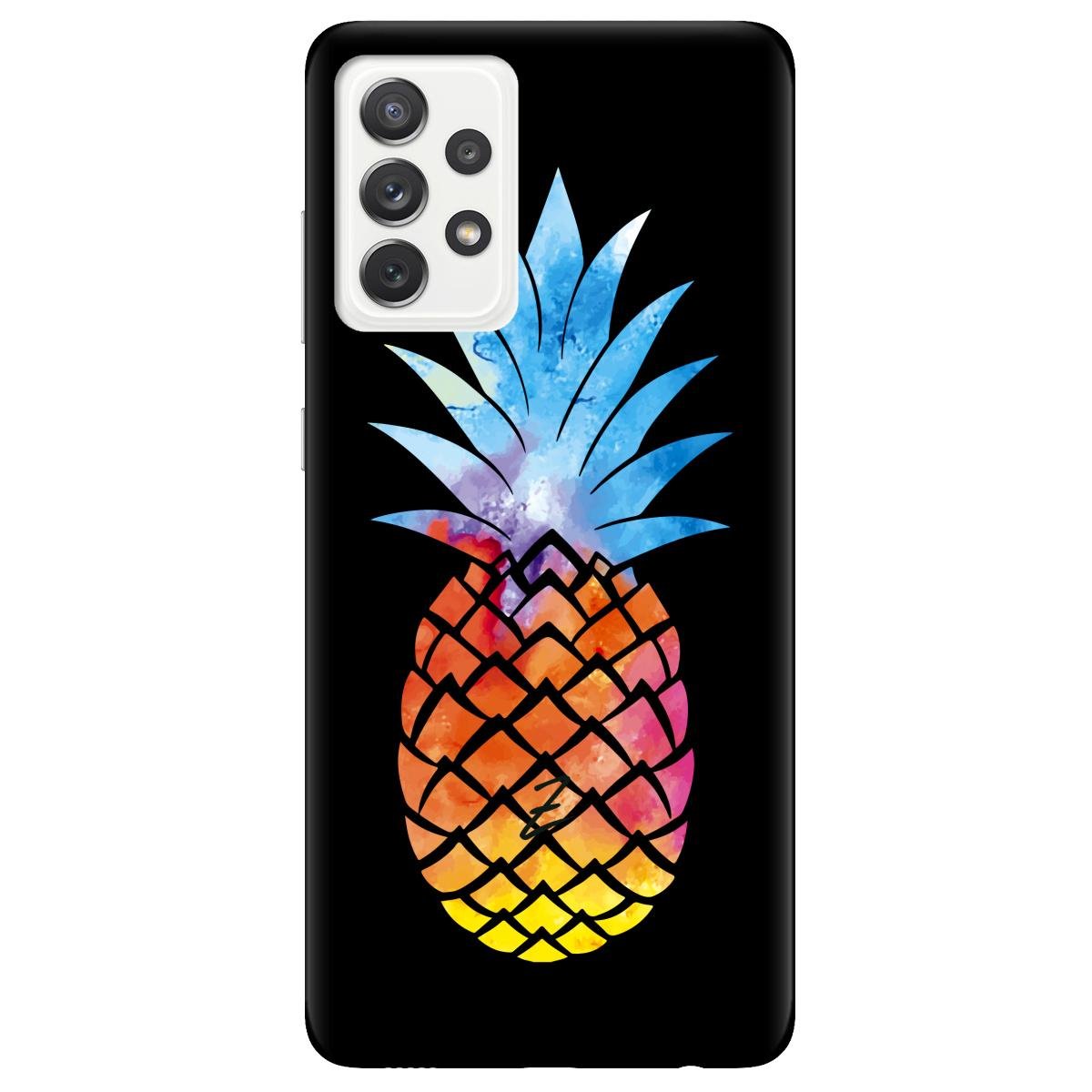 Силиконовый чехол Zorrov для Samsung Galaxy A72 - Ananas (15140040089124103)