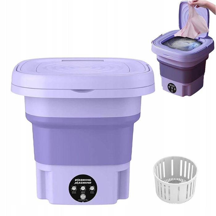 Машина пральна Mini Folding Washing Machine портативна складана 8 л (XE14Y) - фото 8