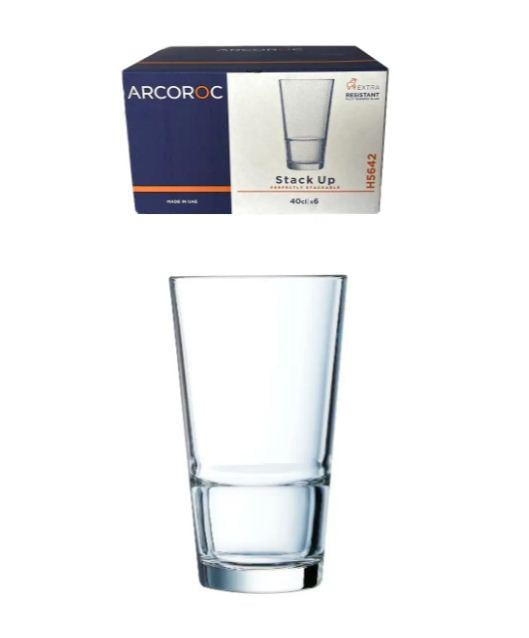 Набір склянок Arcoroc H5642 Stack Up 6 шт. 400 мл