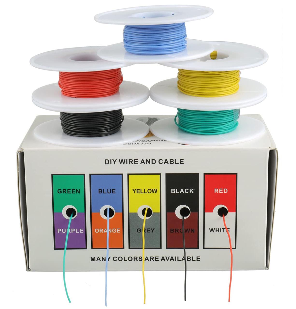 Набор монтажной проволоки HandsKit 30AWG-RG в силиконовой изоляции 0,055 мм2x20 м. Разноцветный (2376736700) - фото 2 Набор монтажной проволоки HandsKit 30AWG-RG в силиконовой изоляции 0,055 мм2x20 м. Разноцветный (2376736700) - фото 2