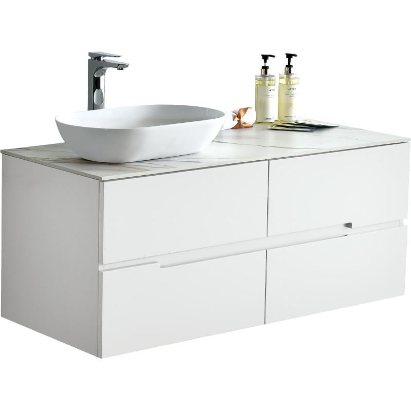 Тумба с умывальником подвесная Devit Linea 081200W 120x62,2x52 см Белый (194102)