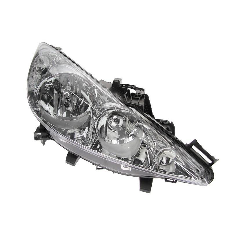 Фара передня права Peugeot 207 2006- H7/H1 (550-1141R-LD-EM)