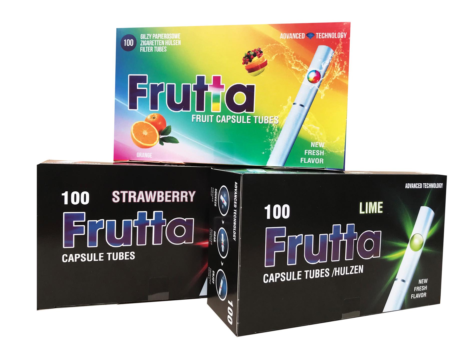 Гільзи для набивання цигарок Frutta 3 по100 шт.